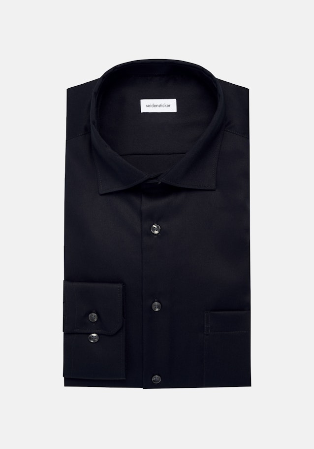 Regular Chemise d'affaires Uni in Noir | Seidensticker Onlineshop