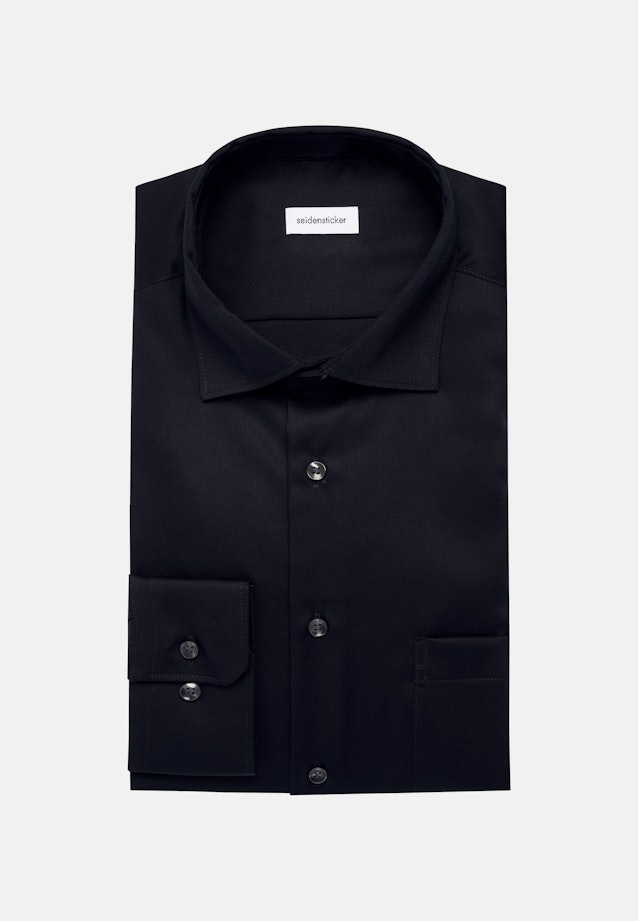 Regular Chemise d'affaires Uni in Noir |  Seidensticker Onlineshop