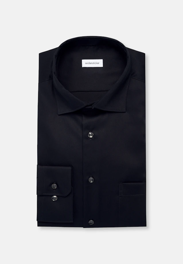 Regular Chemise d'affaires Uni in Noir |  Seidensticker Onlineshop