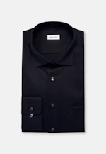 Regular Chemise d'affaires Uni in Noir |  Seidensticker Onlineshop