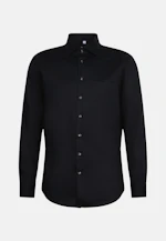 Regular Chemise d'affaires Uni in Noir |  Seidensticker Onlineshop