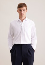 Regular Business shirt Uni in White |  Seidensticker Onlineshop