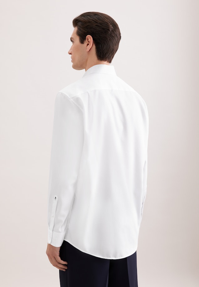 Regular Business Hemd Uni in Weiß |  Seidensticker Onlineshop