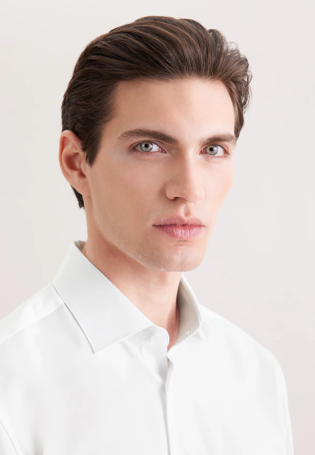 Regular Business Hemd Uni in Weiß |  Seidensticker Onlineshop