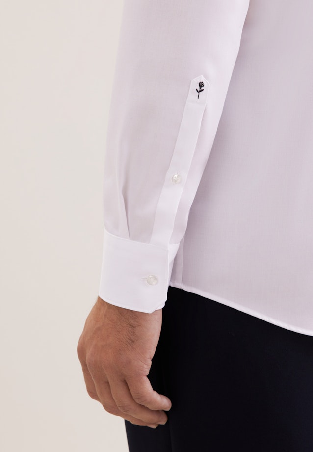 Regular Business shirt Uni in White |  Seidensticker Onlineshop