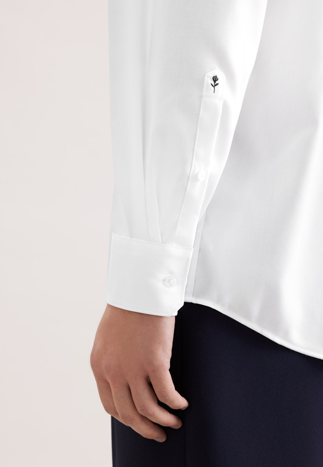 Regular Business Hemd Uni in Weiß |  Seidensticker Onlineshop