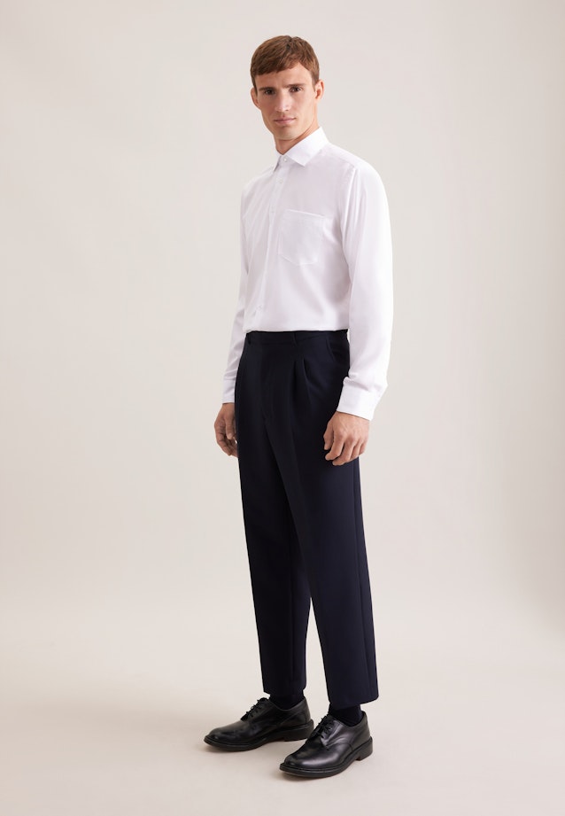 Regular Business shirt Uni in White |  Seidensticker Onlineshop
