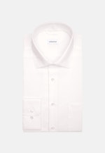 Non-iron Twill Business shirt in Regular with Kent-Collar in White |  Seidensticker Onlineshop