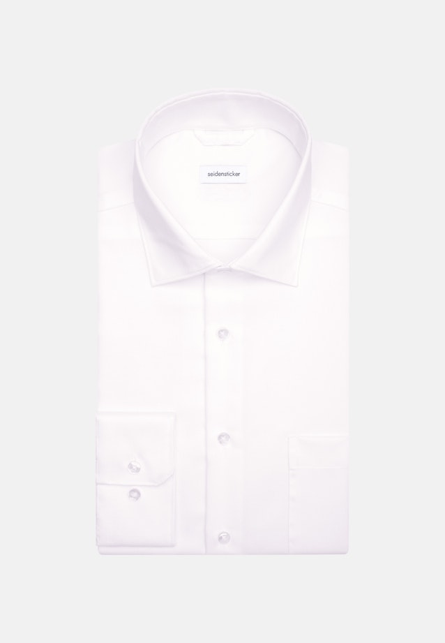 Regular Business shirt Uni in White |  Seidensticker Onlineshop