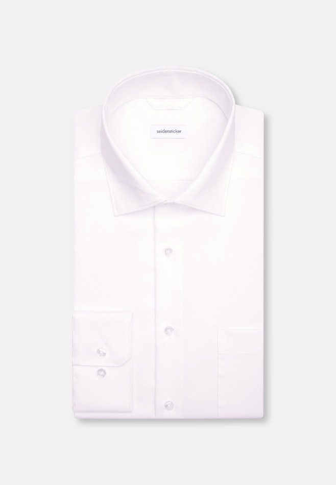 Regular Business shirt Uni in White | Seidensticker online shop