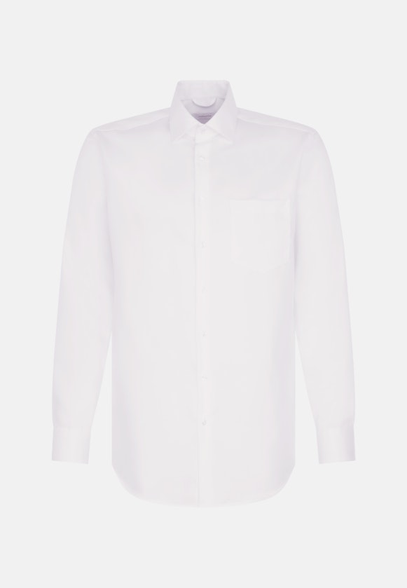 Regular Business shirt Uni in White |  Seidensticker Onlineshop