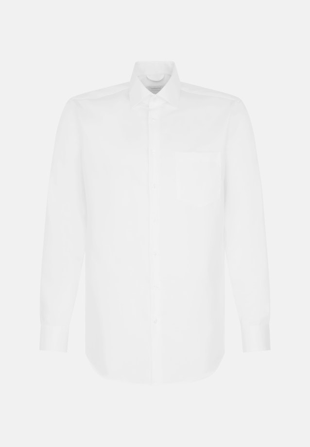 Regular Business Hemd Uni in Weiß |  Seidensticker Onlineshop