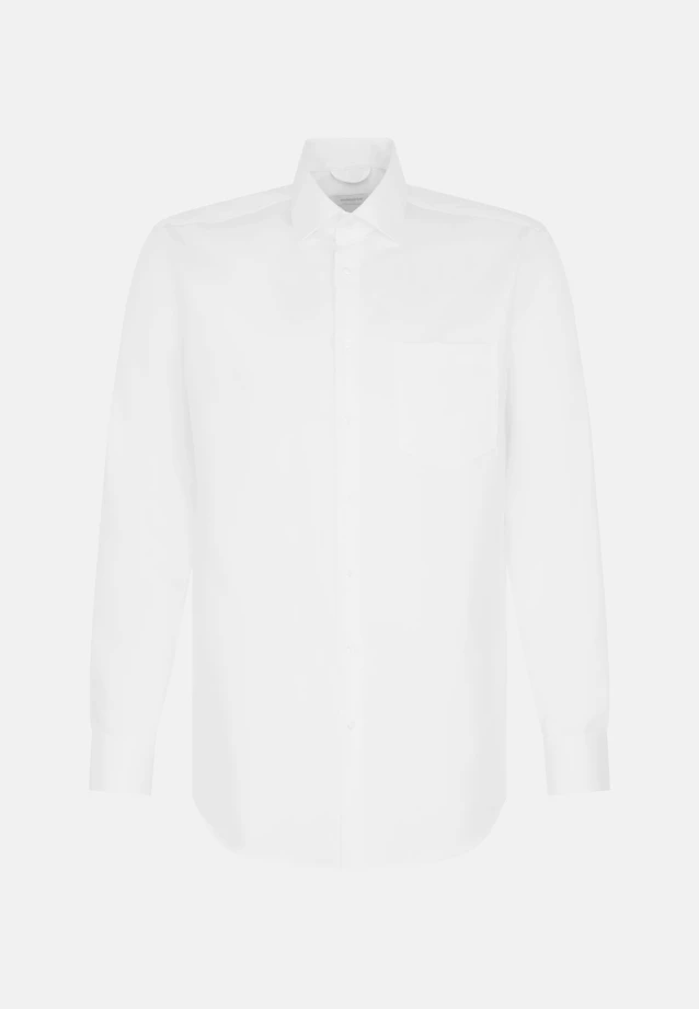 Regular Business Hemd Uni in Weiß |  Seidensticker Onlineshop