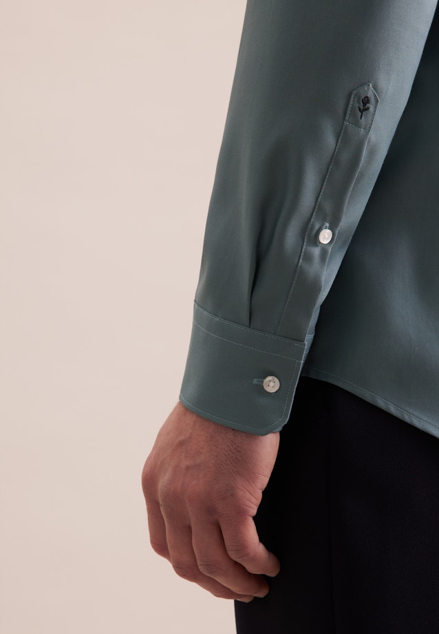 Regular Business Hemd Uni in Grün |  Seidensticker Onlineshop