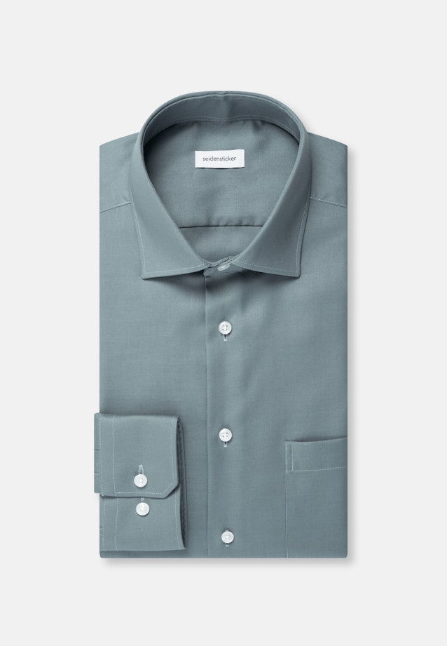 Regular Business Hemd Uni in Grün |  Seidensticker Onlineshop