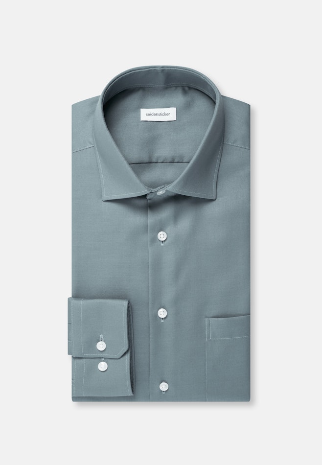 Regular Chemise d'affaires Uni dans Vert | Boutique en ligne Seidensticker