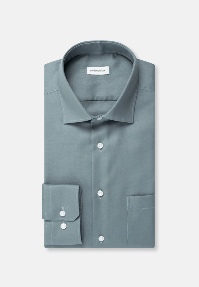 Regular Chemise d'affaires Uni dans Vert | Boutique en ligne Seidensticker