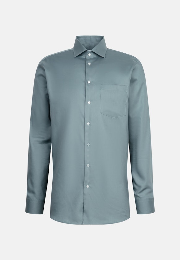 Regular Business Hemd Uni in Grün |  Seidensticker Onlineshop