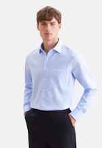 Regular Business shirt Uni in Middle Blue |  Seidensticker Onlineshop