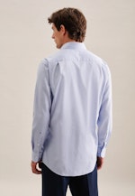 Non-iron Twill Business shirt in Regular with Kent-Collar in Light Blue |  Seidensticker Onlineshop