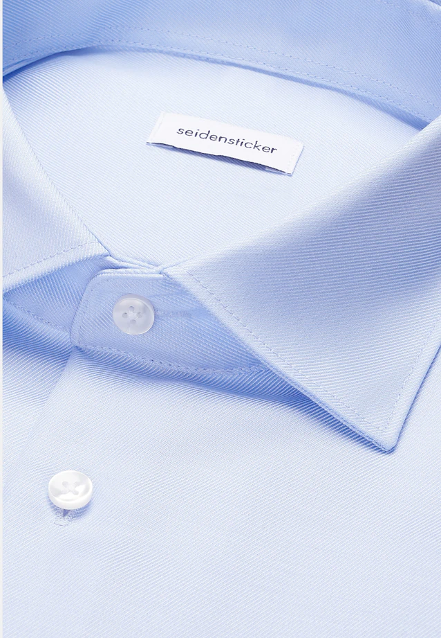 Regular Business shirt Uni in Middle Blue |  Seidensticker Onlineshop
