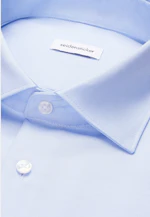 Regular Business Hemd Uni in Mittelblau |  Seidensticker Onlineshop
