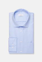 Regular Business Hemd Uni in Mittelblau |  Seidensticker Onlineshop