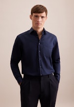 Regular Business Hemd Uni in Dunkelblau |  Seidensticker Onlineshop