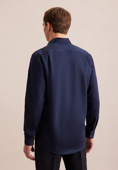 Regular Business Hemd Uni in Dunkelblau |  Seidensticker Onlineshop