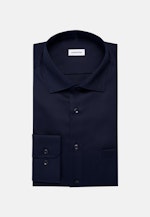 Regular Chemise d'affaires Uni in Bleu Foncé |  Seidensticker Onlineshop