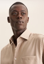 Regular Business Hemd Uni in Beige |  Seidensticker Onlineshop