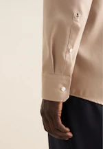 Regular Business Hemd Uni in Beige |  Seidensticker Onlineshop