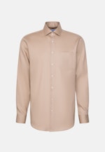 Regular Business Hemd Uni in Beige |  Seidensticker Onlineshop