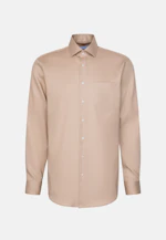 Regular Business Hemd Uni in Beige |  Seidensticker Onlineshop