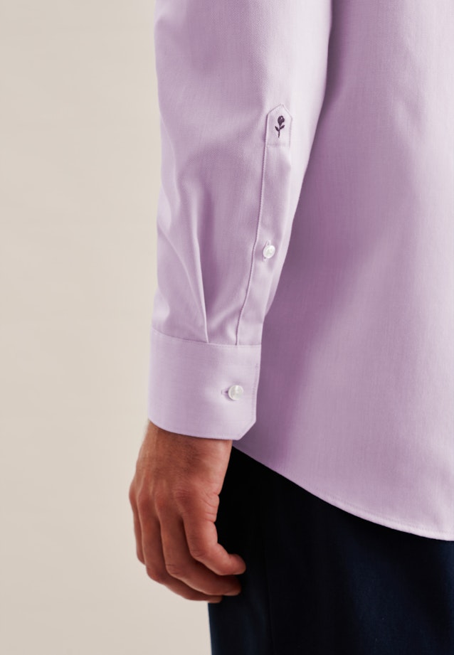 Regular Business Hemd Uni in Lila |  Seidensticker Onlineshop