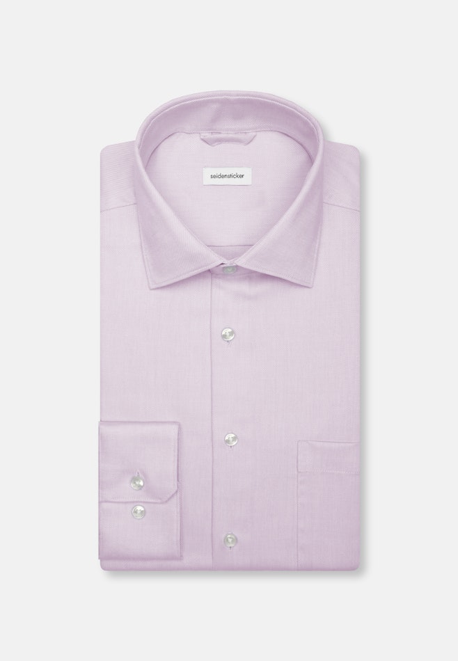 Regular Chemise d'affaires Uni dans Lilas | Boutique en ligne Seidensticker