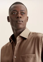 Regular Business shirt Uni in Braun |  Seidensticker Onlineshop