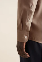 Regular Business shirt Uni in Braun |  Seidensticker Onlineshop