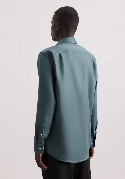 Regular Chemise d'affaires Uni in Vert | Seidensticker Onlineshop
