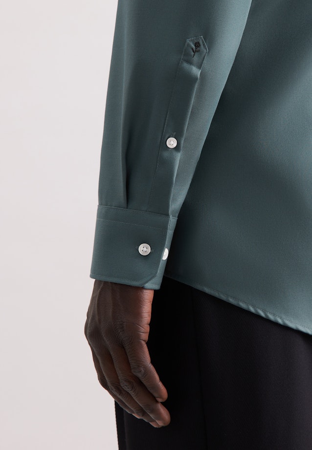 Regular Business Hemd Uni in Grün |  Seidensticker Onlineshop