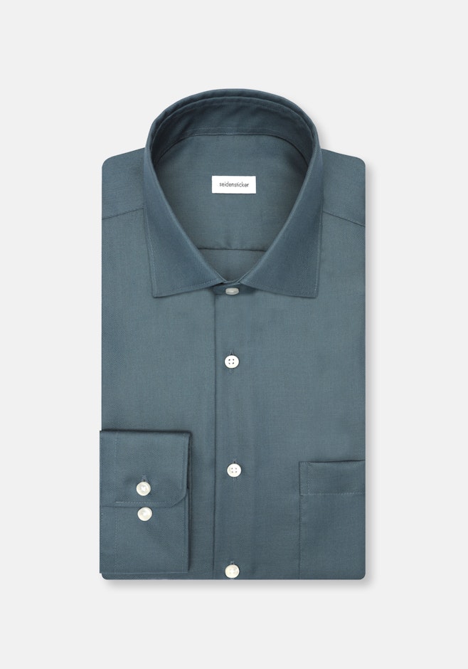 Regular Chemise d'affaires Uni dans Vert | Boutique en ligne Seidensticker