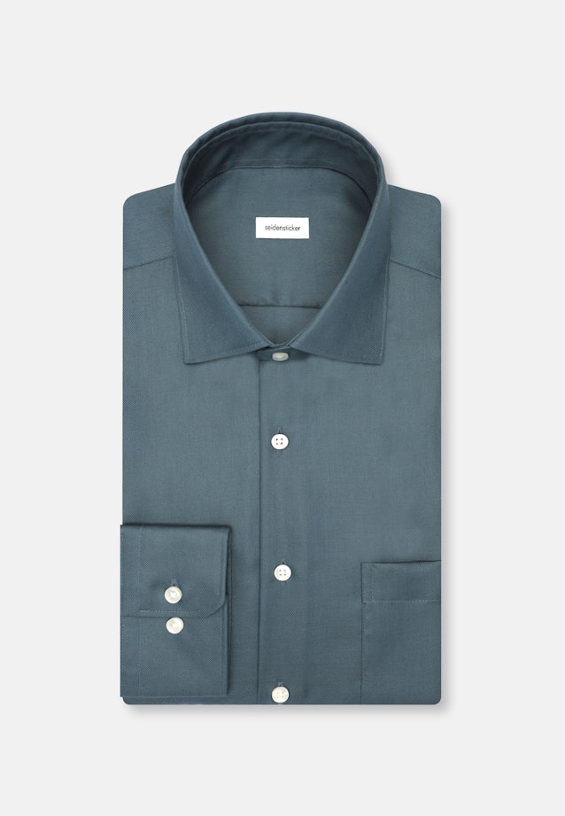 Regular Business Hemd Uni in Grün |  Seidensticker Onlineshop