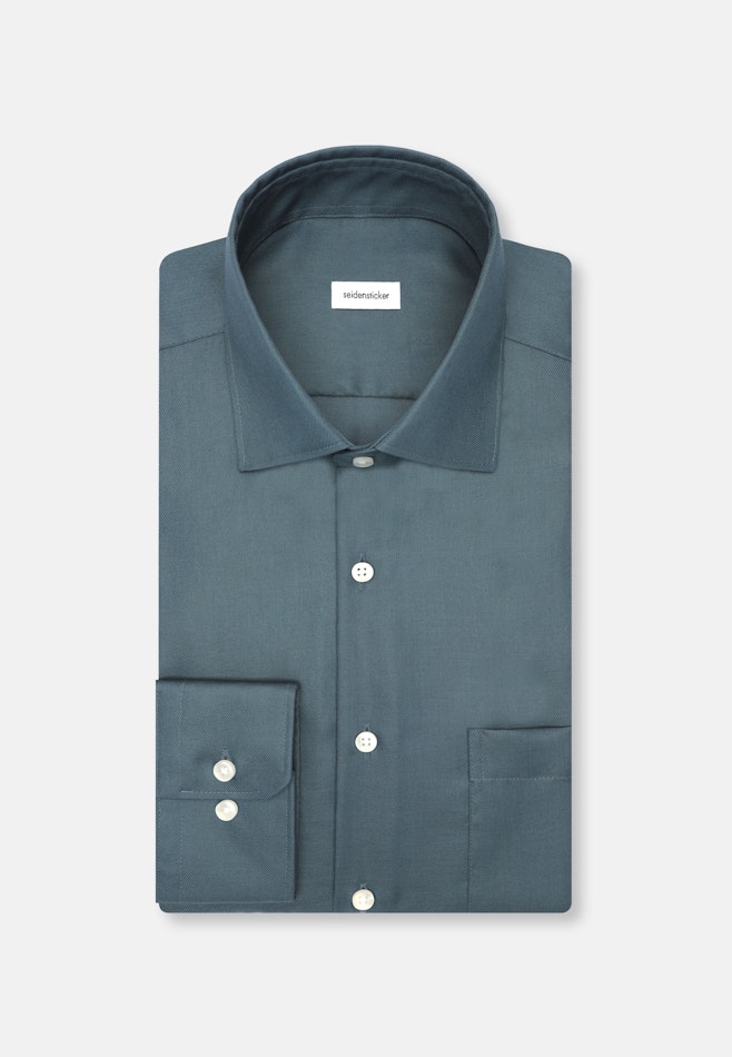 Regular Business Hemd Uni in Grün | Seidensticker Onlineshop