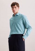 Regular Business Hemd Uni in Türkis |  Seidensticker Onlineshop