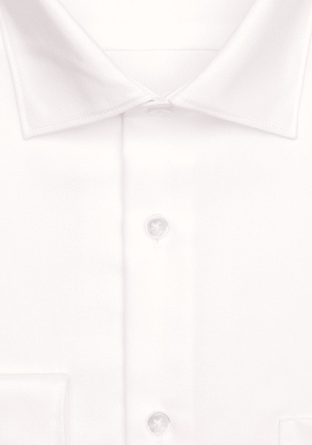 Non-iron Twill Business overhemd in Regular with Kentkraag in Wit |  Seidensticker Onlineshop