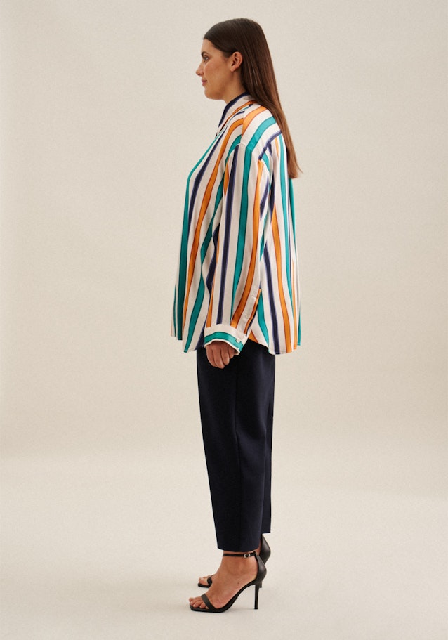 Blouse longue A Rayures in Ecru | Seidensticker Onlineshop
