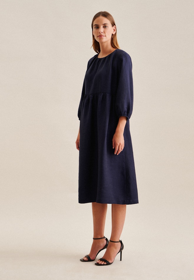 Robe Regular Manchon 3/4 dans Bleu Foncé | Boutique en ligne Seidensticker