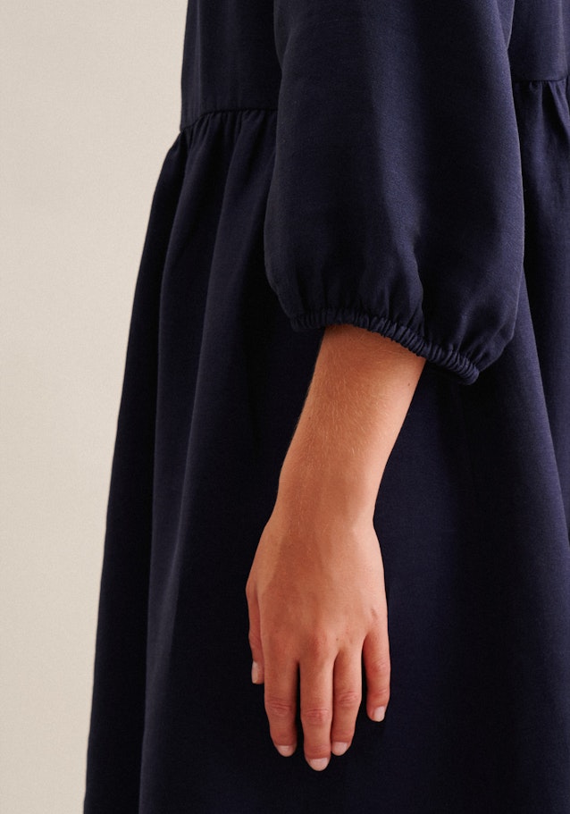 Crew Neck Dress in Dark Blue |  Seidensticker Onlineshop