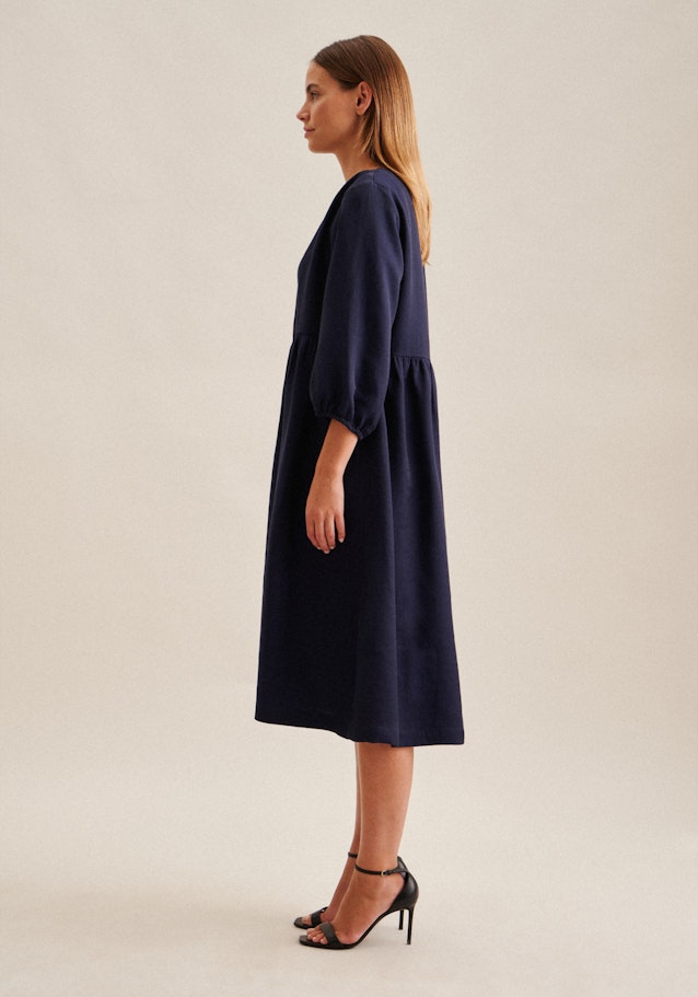 Kleid Uni in Dunkelblau | Seidensticker Onlineshop