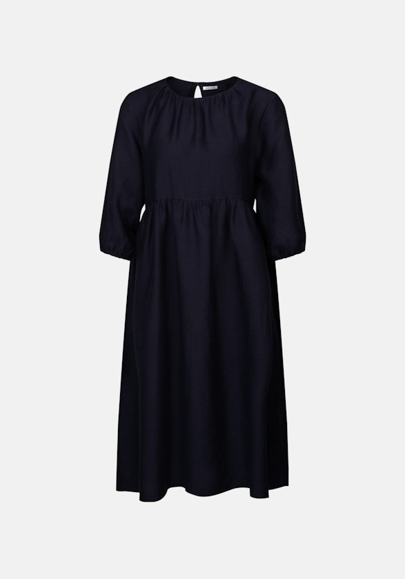 Crew Neck Dress in Dark Blue |  Seidensticker Onlineshop